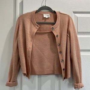 Line and Dot Cami and Sweater